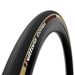 SEW UP 700 x 25 VITTORIA CORSA BLACK/BEIGE GRAPHENE 2.0 290g (TPI 320) (25-622)