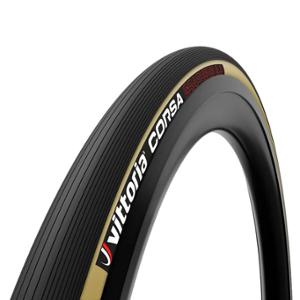 BOYAU 700X28 VITTORIA CORSA NOIR / BEIGE GRAPHENE 2.0 360G (TPI 320) (28-622)