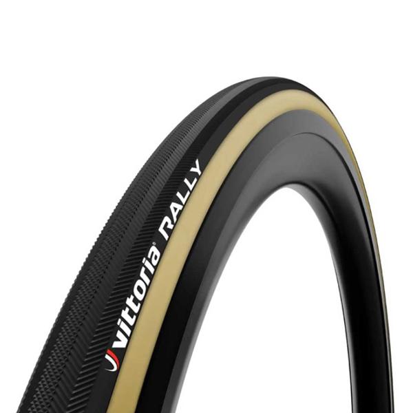 BOYAU 700X23 VITTORIA RALLY NOIR / BEIGE 310G (TPI 220) (23-622)