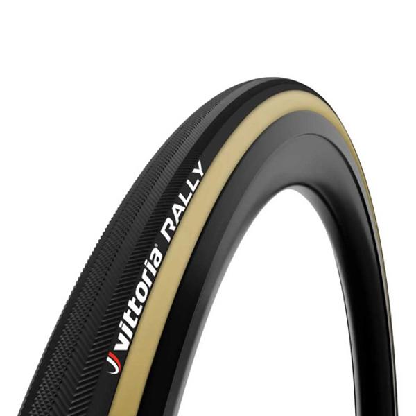 BOYAU 700X25 VITTORIA RALLY NOIR / BEIGE 320G (TPI 220) (25-622)