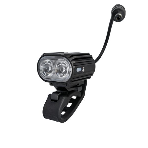 LIGHT BICYCLE FRONT USB RECHARGE KHEAX SIR II 1600L - HANDLEBAR MOUNT LED EXTERNAL BATTERY