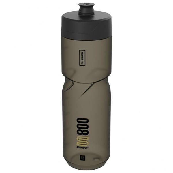 BIDON POLISPORT S800 800 ML NOIR TRANSPARENT