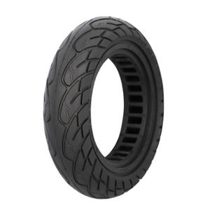 PNEU TROTTINETTE ELECTRIQUE 10"X2.5 34MM ALVEOLE ANTI CREVAISON NOIR  -