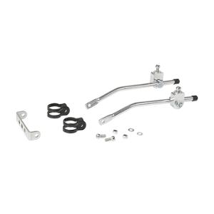 KIT DE FIXATION POUR PORTE BAGAGE ARRIERE ARGENT (195MM)