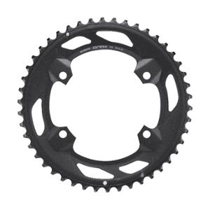 PLATEAU GRAVEL DOUBLE DIAM 110 EXTER 46DTS NOIR SHIMANO ORIGINE GRX600 4 BRANCHES 10V.