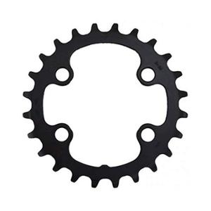 CHAINRING -MTB- DOUBLE Ø64 INTER 24 TEETH BLACK 4 SPOKES SHIMANO ORIGIN DEORE M6000 10 GEARS