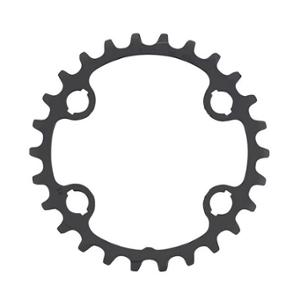 CHAINRING -MTB- DOUBLE Ø64 INTER 26 TEETH BLACK 4 SPOKES SHIMANO ORIGIN SLX M7100 12 GEARS