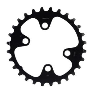 CHAINRING -MTB- DOUBLE Ø64 INTER 28 TEETH BLACK 4 SPOKES SHIMANO ORIGIN DEORE M6000 10 GEARS