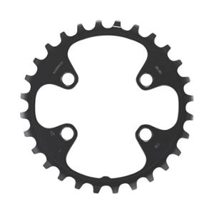 CHAINRING -MTB- DOUBLE Ø64 INTER 26 TEETH BLACK 4 SPOKES SHIMANO ORIGINAL SLX M7000 11 GEARS