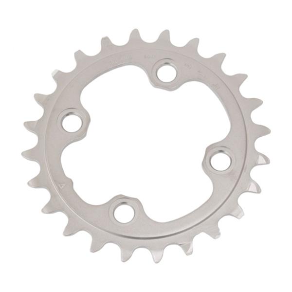 CHAINRING   -MTB- TRIPLE Ø64 INTER 24 TEETH 4 SPOKES SHIMANO ORIGINAL DEORE XT M780/T781 10 GEARS