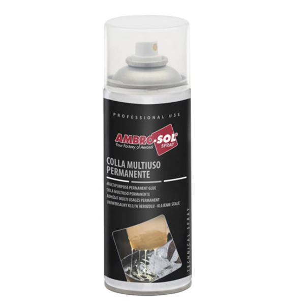 COLLE PERMANENTE MULTIFONCTION AMBRO-SOL BASE NEOPRÈNE  (AEROSOL 400ML)