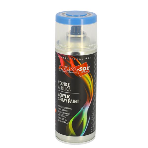 SPRAY CAN PAINT AMBRO-SOL RAL 5007 GLOSSY BLUE AEROSOL 400ml)