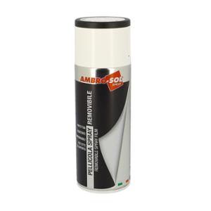 PAINT SPRAY CAN AMBRO-SOL *REMOVABLE* -BLACK MATTE- (AEROSOL 400ml)