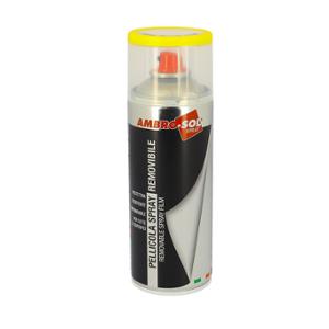 PAINT SPRAY CAN AMBRO-SOL *REMOVABLE*  -YELLOW-  RAL 1023 (AEROSOL 400ml)