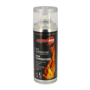 BOMBE PEINTURE AMBRO-SOL HAUTE TEMPERATURE ALUMINIUM (AEROSOL 400ML)