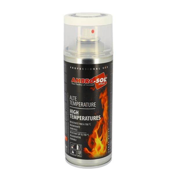 SPRAY CAN PAINT AMBRO-SOL HIGH TEMPERATURE WHITE (AEROSOL 400ml)