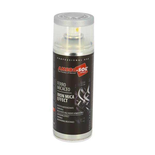 BOMBE PEINTURE AMBRO-SOL EFFET ACIER ARGENT (AEROSOL 400ML)