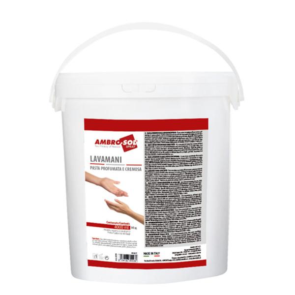 SAVON NETTOYANT MAIN EN PATE AMBRO-SOL BLANC SUPER CONCENTRÉ (4L)