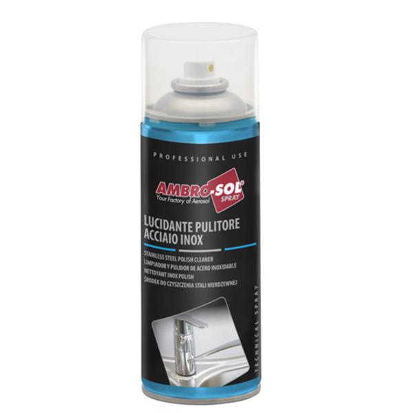 CLEANER POLISH STAINLESS STEEL AMBRO-SOL (AEROSOL 400ml)