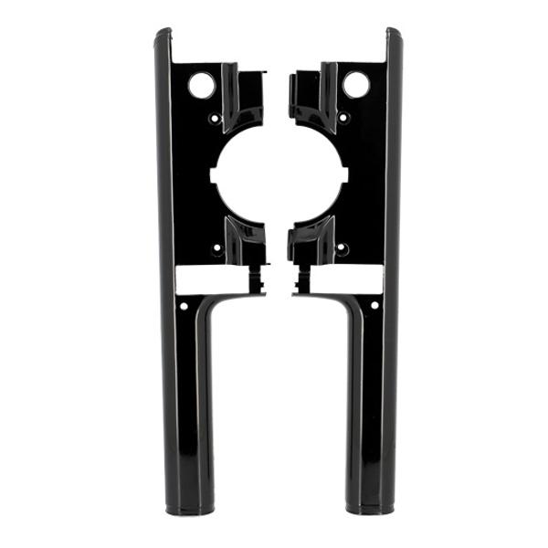 FORK COWLING -MOPED- FOR PEUGEOT FOX (PAIR) BLACK