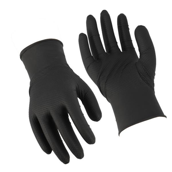 GANT ATELIER JETABLE DOPPLER T 8 (M) NITRILE HAUTE RESISTANCE (BOITE DE 50) - NOIR