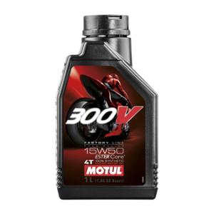 HUILE MOTEUR 4T MOTUL 300V FACTORY LINE ROAD RACING 15W50 (1L)