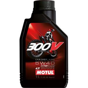 ENGINE OIL 4 STROKE MOTUL 300V FACTORY LINE OFF ROAD 5W40   (1L)