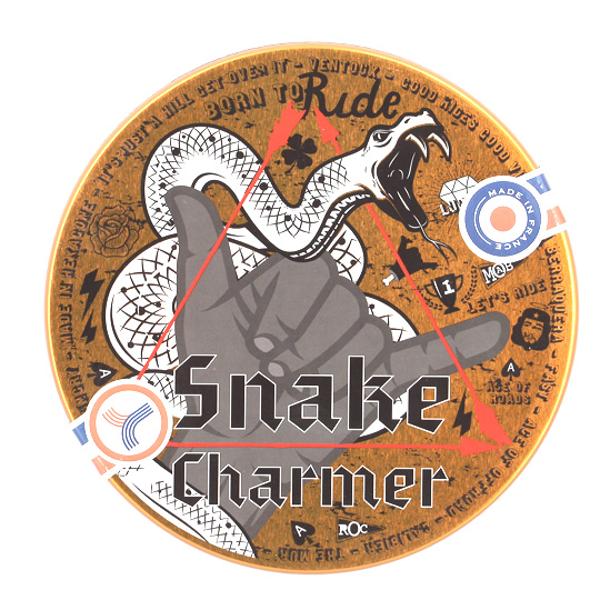 TRANSMISSION DERAILLEUR ROUTE / VTT SNAKE CHARMER SLICK LUBRIFIE NOIR (KIT 100% ETANCHE)