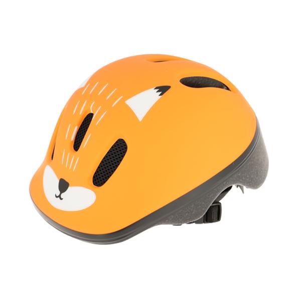 CASQUE ENFANT BABY POLISPORT XXS KIDS BABY FOX ORANGE AVEC REGLAGE OCCIPITAL 44 / 48