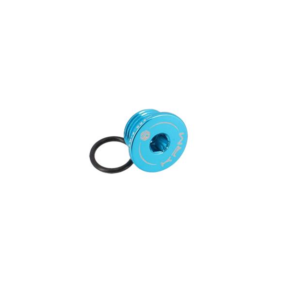 BOUCHON HUILE MECABOITE KRM ADAPT. DERBI EURO2 / EURO3 / EURO4 -  TURQUOISE