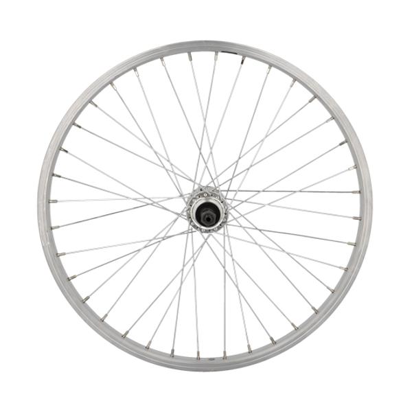 ROUE VTT 20" AR BLOCAGE JANTE ARGENT MACH1 RC10 MOYEU MICHE ALU 36T A VISSER 5 / 6 / 7V