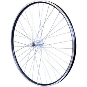 WHEEL -MTB/CITY- 26 FRONT/NUT/SOLID AXEL/BLACK MACH1 RIM/ER10/MICHE MAGNUM HUB/V-BRAKE 36T