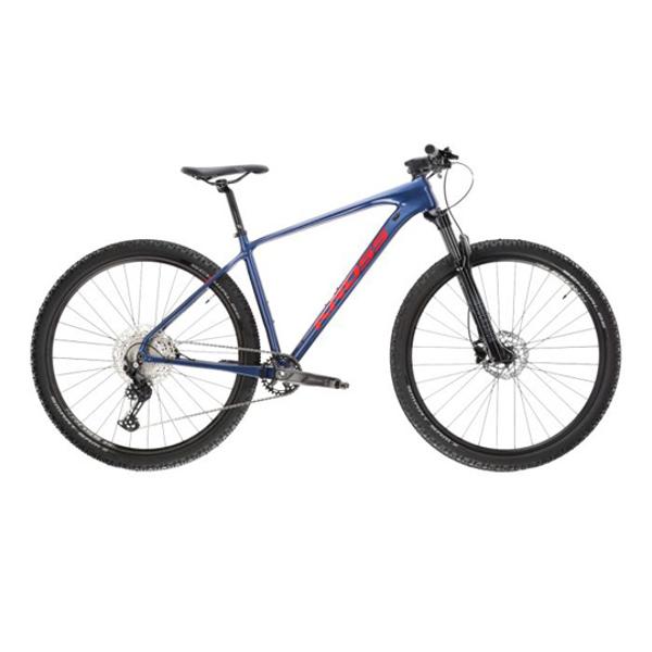 VELO VTT 29" SEMI RIGIDE KROSS LEVEL 7.0 TAILLE L (19") CARBONE BLEU