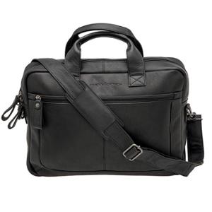 BAGS -BICYCLE- LUGGAGE RACK NEWLOOXS LEATHER LUKO BLACK - 10 LITERS - 400X310X80mm