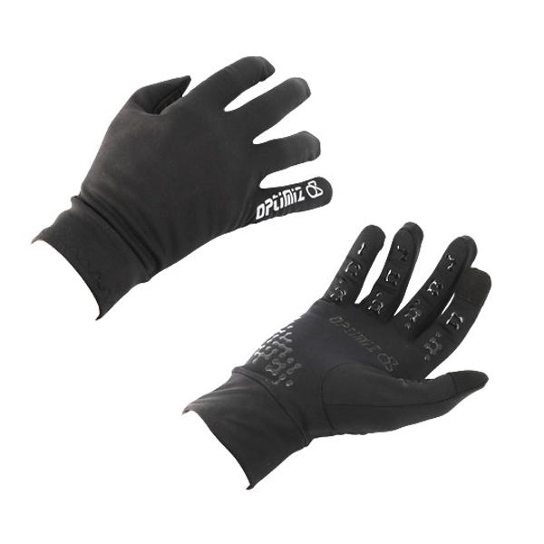 GLOVES -BICYCLE- WINTER OPTIMIZ G054 - BLACK SIZE: 08  S