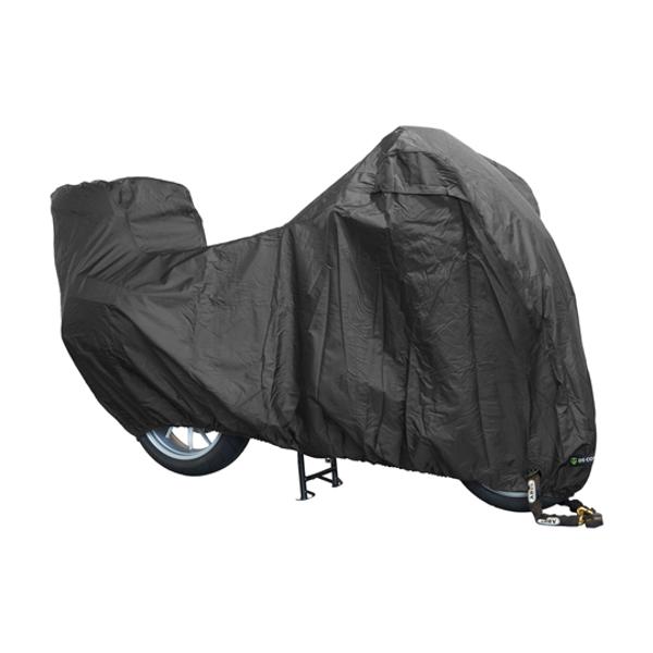 PROTECTION COVER -MOTORCYCLE/SCOOTER- DS COVERS ALFA TOPCASE BLACK SIZE: L (EXTERNAL)