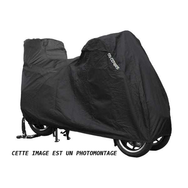 HOUSSE DE PROTECTION MOTO / SCOOTER DS COVERS ALFA 3W TOPCASE NOIR (EXTERIEUR)