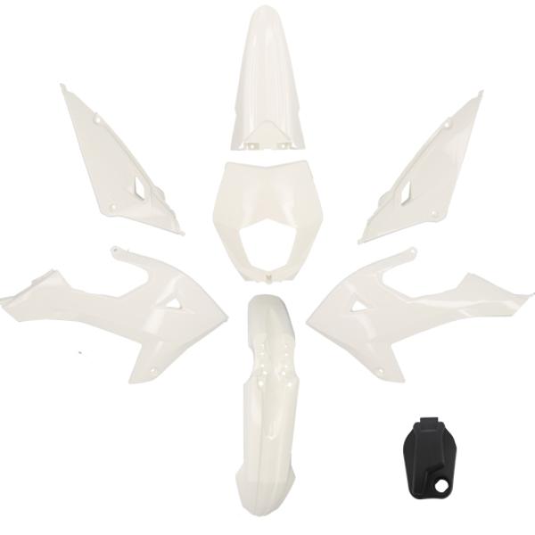 CARROSSERIE / CARENAGE MECABOITE / MOTO TUN'R KIT  RIEJU MRT 50 / 125 MARATHON 2022-> BLANC (8 P