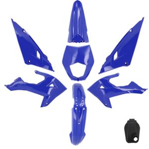 CARROSSERIE MECABOITE / MOTO TUN'R KIT ADAPT. RIEJU MRT / 125 MARATHON 2022-> BLEU (8 PCS)