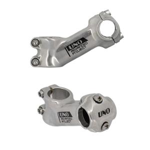 HANDLEBAR STEM -MTB- AHEAD SET 1''1/8 L90 UNO SILVER + 30° (HANDLEBAR 25.4)