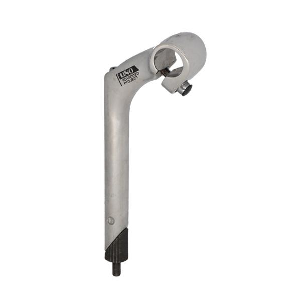 HANDLEBAR STEM -ROAD/MTB- DIAMETER 22.2 L60 LENGTH 180mm SILVER (HANDLEBAR 25.4)