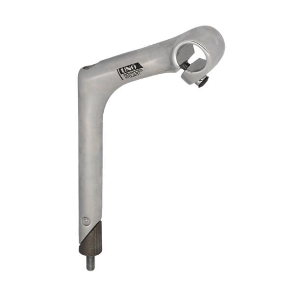 HANDLEBAR STEM -ROAD/MTB- DIAMETER 22.2 L100 LENGTH 180mm SILVER (HANDLEBAR 25.4)