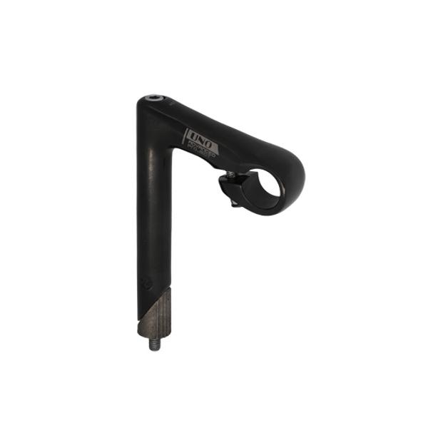 HANDLEBAR STEM -ROAD/FIXIE- Ø22.2 L80 UNO KL BLACK (25,4 HANDLEBARS)