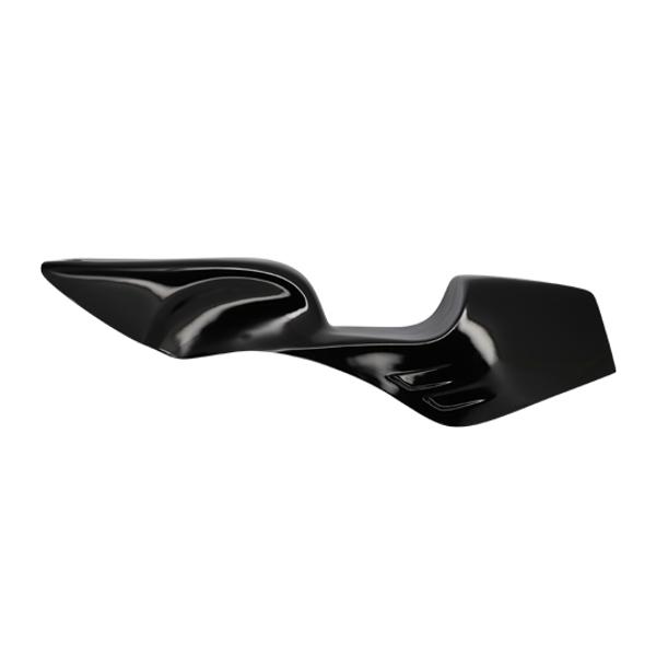 MONOCOQUE POLYESTER / SELLE CYCLO ADAPT. MBK 51 MAGNUM RACING NOIR