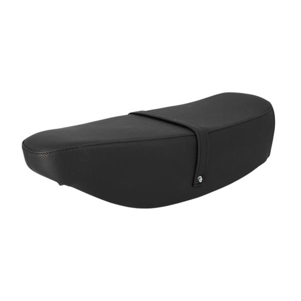 SELLE CYCLO BIPLACE NOIR ADAPT. MBK AVEC SUPPORT ET SANGLE