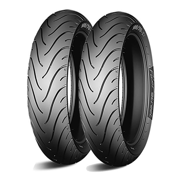 OP TRAIN PNEU MOTO 17’’ 100 / 80 X 17 + 130 / 70 X 17 MICHELIN PILOT STREET TL / TT