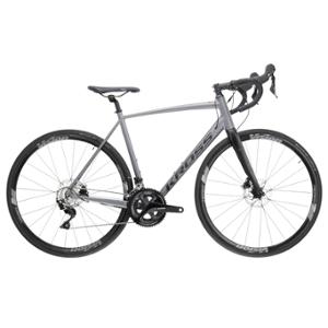 VELO ROUTE 28" KROSS VENTO DISQUE 5.0 TAILLE M (21") ALUMINIUM FOURCHE CARBONE GRIS / NOIR M