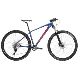 VELO VTT 29" SEMI RIGIDE KROSS LEVEL 7.0 TAILLE S (16") CARBONE BLEU / ROUGE / NOIR BRILLANT