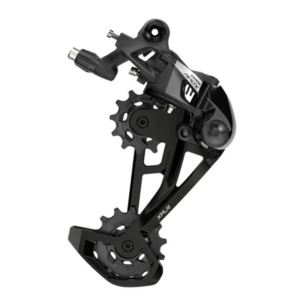 DERAILLEUR ROUTE AR SRAM APEX XPLR D1 12V. NOIR ALU CHAPE MOYENNE MONO PLATEAU MAX 44 DTS