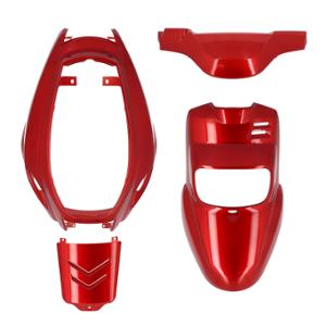 BODY KIT -SCOOTER- TUN'R FOR BW'S/BOOSTER 2004-> RED  - 4 PARTS